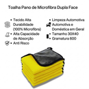 Kit Toalhas de Micro Fibra Dupla Face BlasterClean