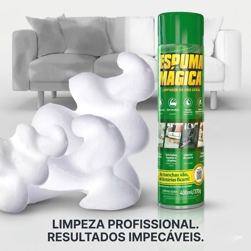 Limpador Instantâneo Multiuso Espuma Mágica