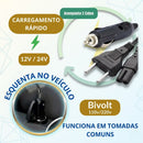 Marmita Elétrica 2 em 1 BlasterHeat Drive - Comida quentinha onde você estiver