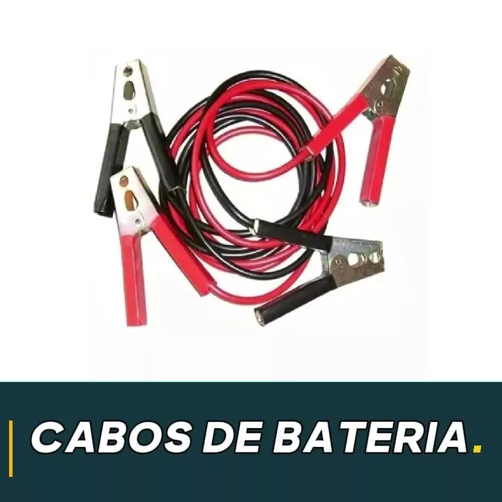 Cabo de Emergência Chupeta 12V 2,5m 200A