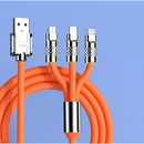 Cabo de Carregamento Rápido de Metal 3 em 1 (4706)