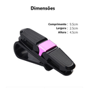 Suporte para Óculos Multifuncional Viseira Solar de Carro Óculos de Sol Organizador