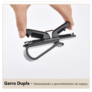 Suporte para Óculos Multifuncional Viseira Solar de Carro Óculos de Sol Organizador