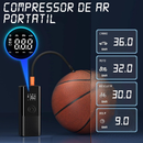 Compressor de Ar e PowerBank Portátil 12V 120W para Carro, Moto, Bicicleta, Bola - A693