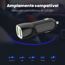 H'Maston CB-07 Carregador para Celular Veicular Carro Fonte 2 entradas USB