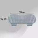 Capa de Assento Almofadada em Suede com Porta-Objetos