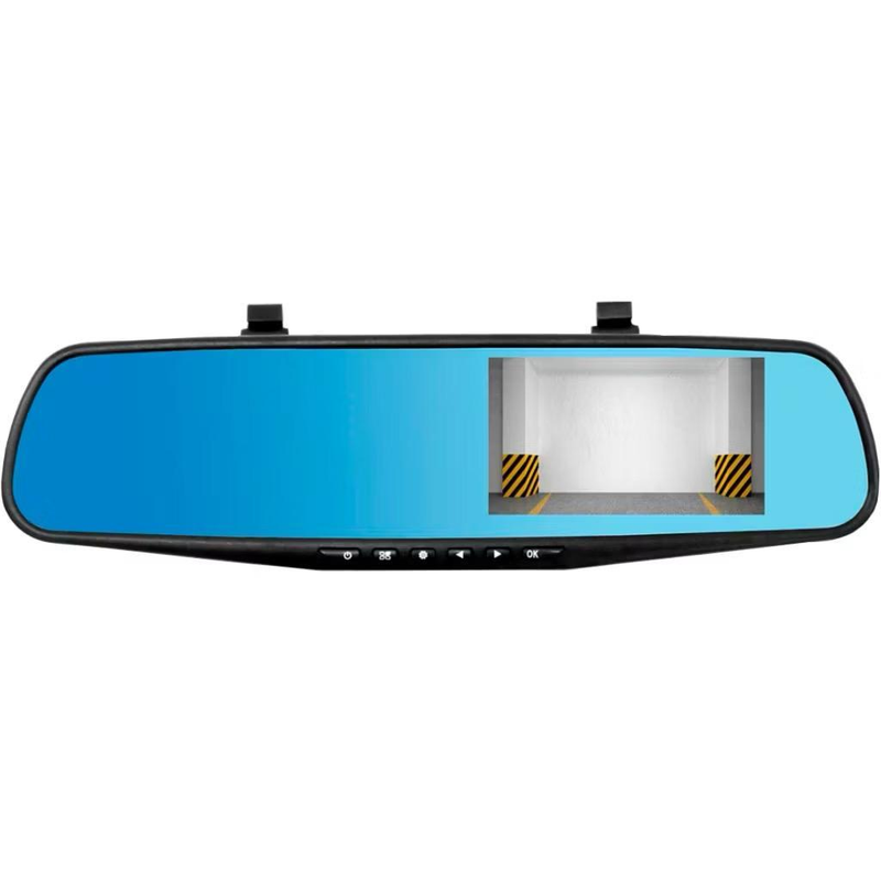 Camera Retrovisor Com Gravação Com 2 Câmeras Ré E Frontal – Gravadora Dvr FI1177
