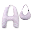 Almofada de Dormir em Forma de H com Encosto de Cabeça