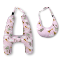 Almofada de Dormir em Forma de H com Encosto de Cabeça