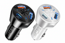 Carregador Veicular Carro Turbo Universal 3 Portas Usb 1 Porta 3.0 Quick Charger