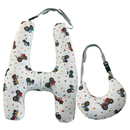 Almofada de Dormir em Forma de H com Encosto de Cabeça