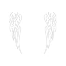 Adesivo Faixa Capô Carro Chamas Fogo Blaze Tribal Acessório Tuning