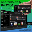 Central Multimidia Android 13 2GB 7 Pol Carplay e Android Auto